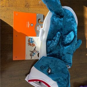 Blue Shark Pet Costume Halloween size small
